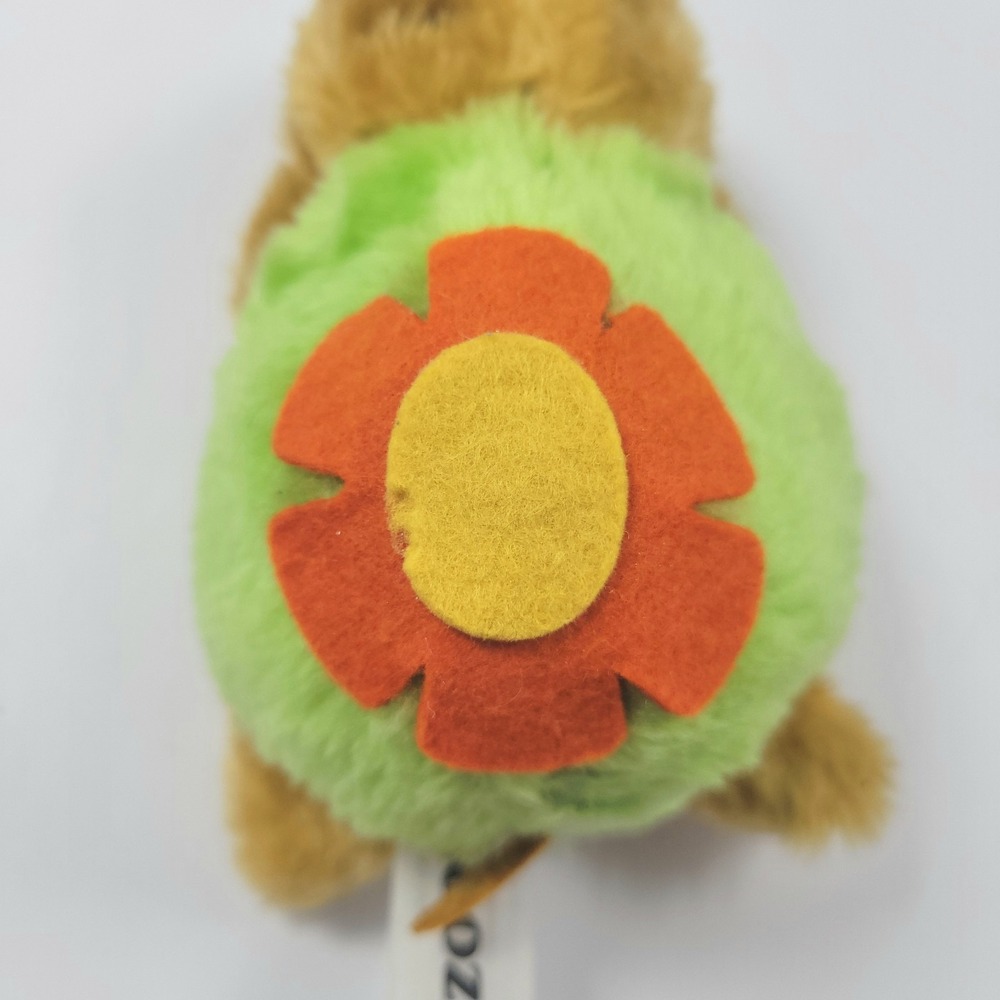 VTG Wallace Berrie Snoozie 6" Plush Turtle w/ Flower On Shell 1975‎ - Picture 7 of 12